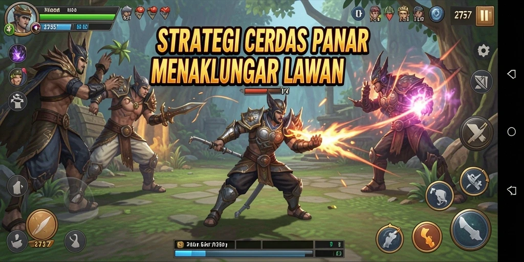 Tampilan gameplay menegangkan di dalam 2757 yang penuh strategi.