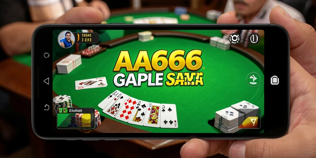 Tampilan screenshot dari gameplay Gaple yang seru dan interaktif.