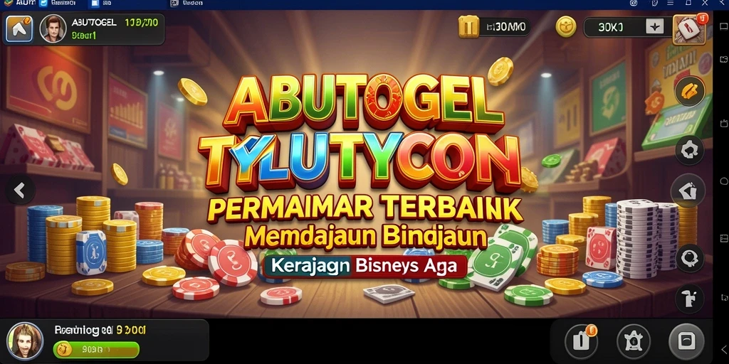 Tampilan gameplay yang menarik dari ABUTOGEL sebagai game Tycoon.
