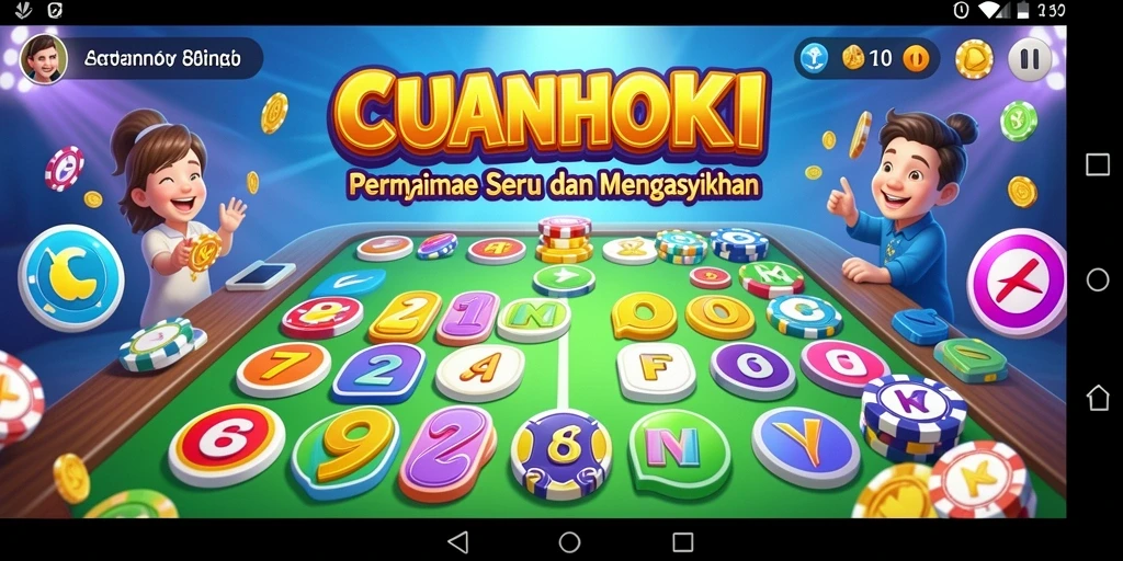 Gameplay seru CUANHOKI dengan pengalaman Bingo yang menarik.