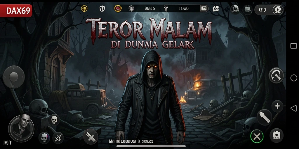 Gameplay DAX69 yang penuh ketegangan dan misteri.
