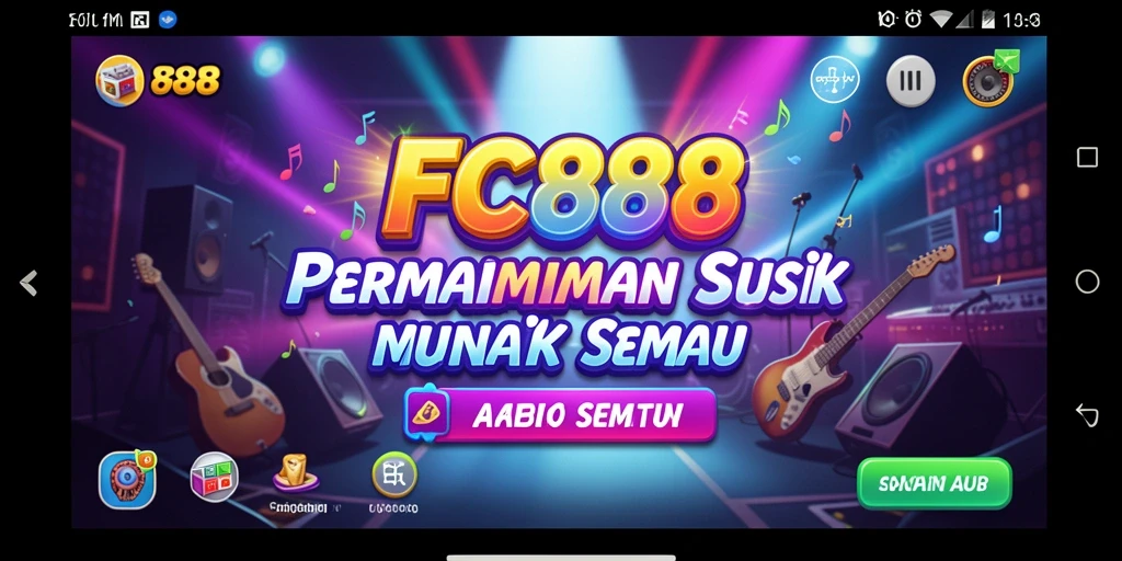 Tampilan menarik dari gameplay FC888 dan lagu-lagu yang menyenangkan.