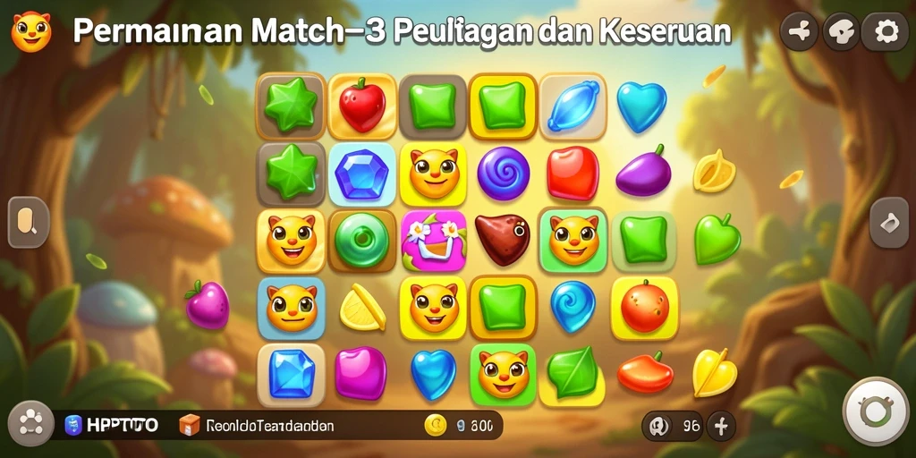 Screenshot menunjukkan gameplay HPTOTO yang seru dan penuh warna.