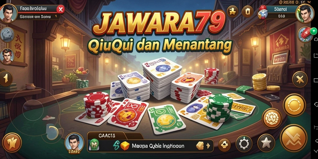 Tampilan gameplay QiuQiu yang seru di JAWARA79.