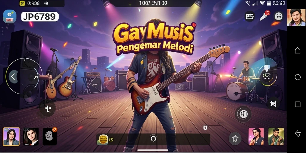 Gameplay JP6789 yang menarik dengan irama musik yang menggugah.