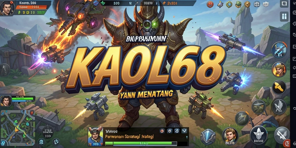 Tampilan gameplay KAOL68 yang mendebarkan dan strategis.