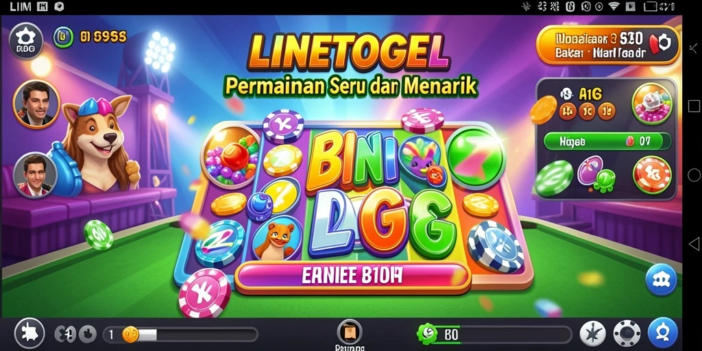 Tampilan menarik dan gameplay seru di LINETOGEL.