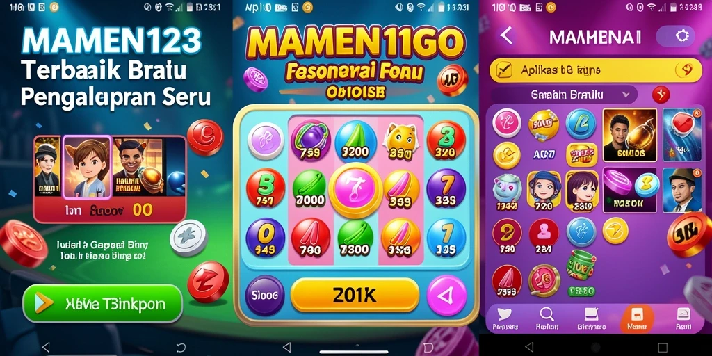 Tampilan gameplay seru Bingo di MAMEN123.
