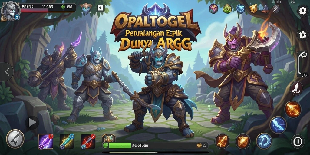 Tampilan gameplay menakjubkan dari OPALTOGEL yang menarik.