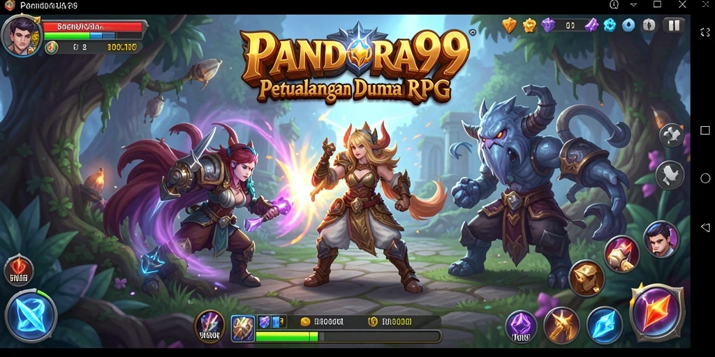 Menampilkan gameplay RPG yang seru dan penuh aksi.