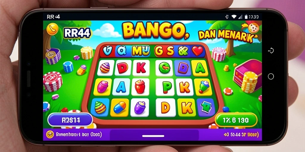 Tampilan gameplay seru dalam permainan Bingo RR44.