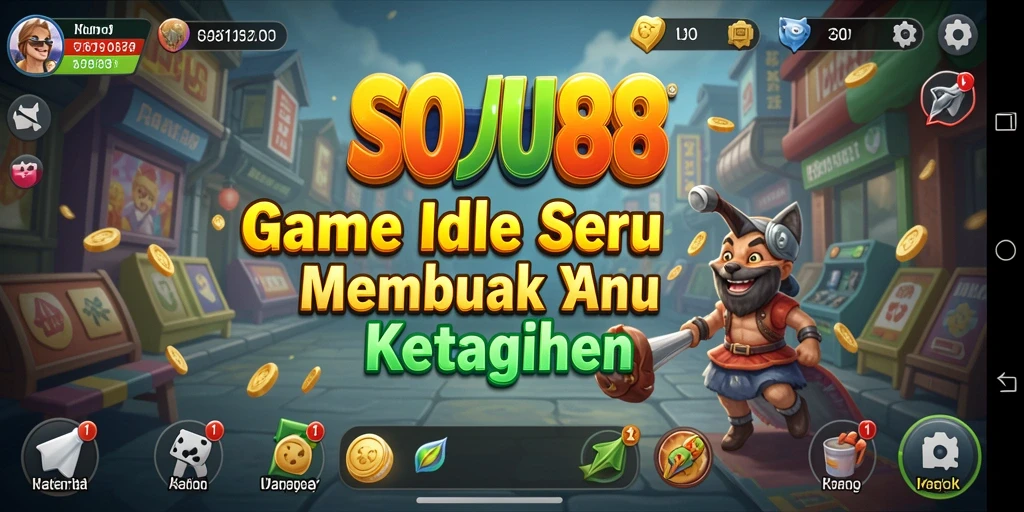 Tampilan gameplay seru dan interaktif dari SOJU88.