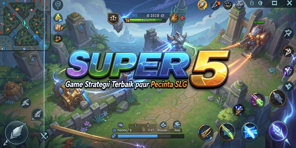 Tampilan aktif gameplay SUPER5 yang mendebarkan.