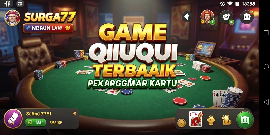 Tampilan gameplay seru dalam SURGA77 QiuQiu.