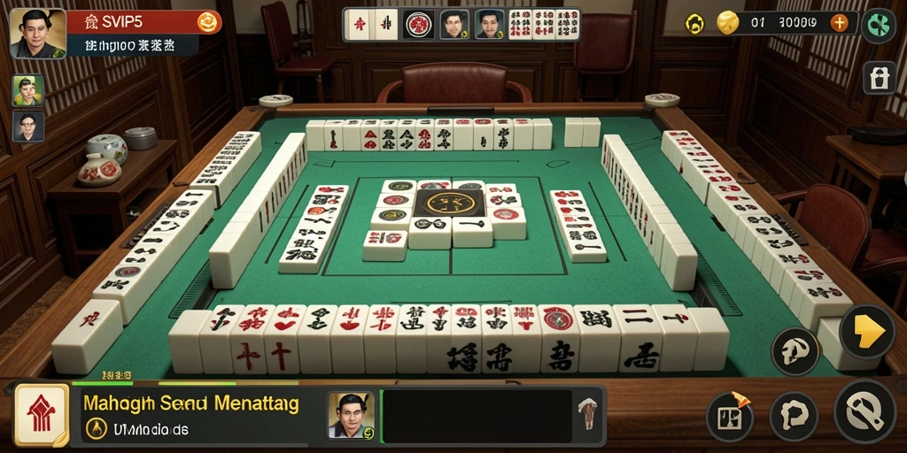 Tampilan gameplay <strong>SVIP5</strong> yang menarik dengan detail Mahjong yang menawan.